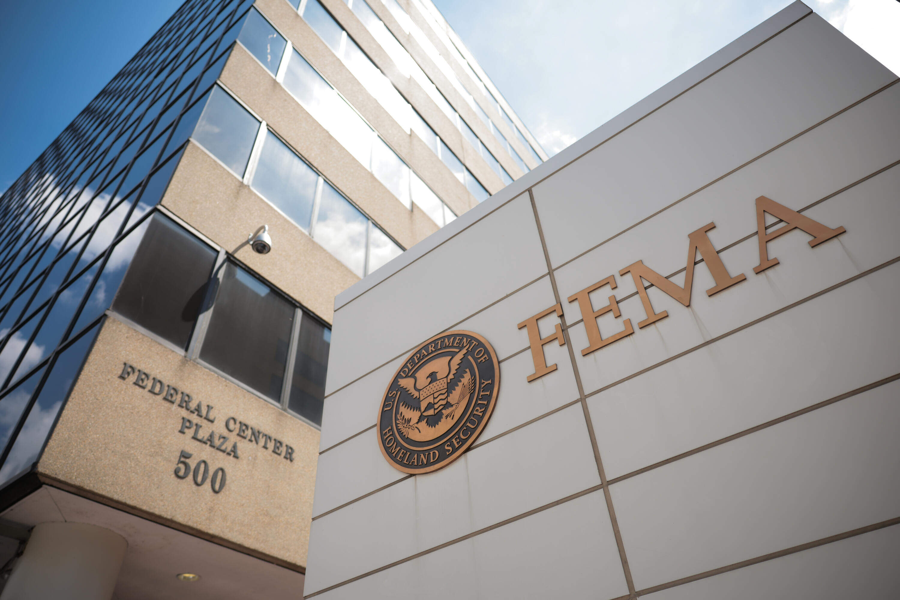 The Federal Emergency Management Agency (FEMA) building is seen on May 15, 2025 in Washington, DC. According to an internal agency review obtained by CNN, FEMA “is not ready” for hurricane season which begins on June 1. (Kayla Bartkowski/Getty Images)