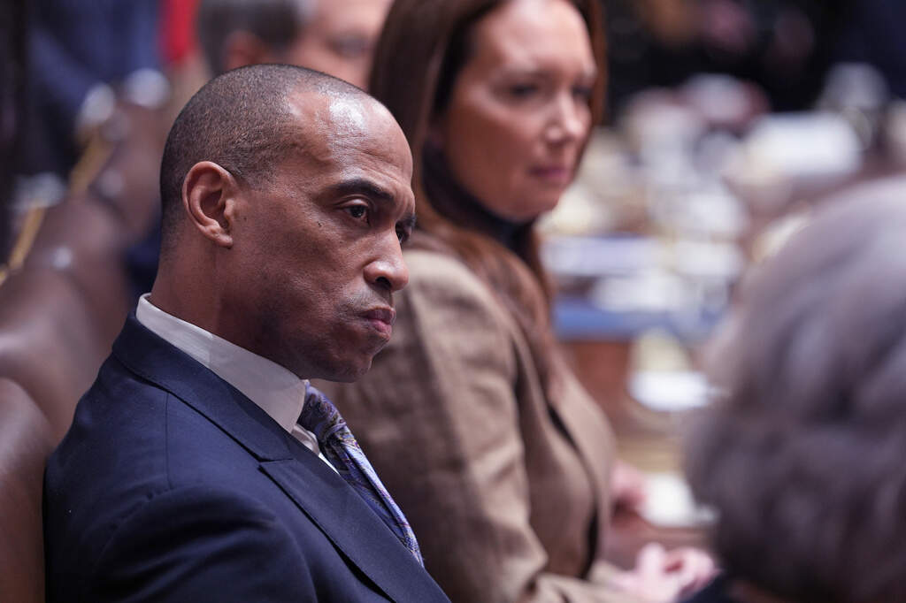 Housing and Urban Development Secretary Scott Turner listens during a cabinet meeting at the White House, Jan. 29, 2026. (Evan Vucci/AP file)