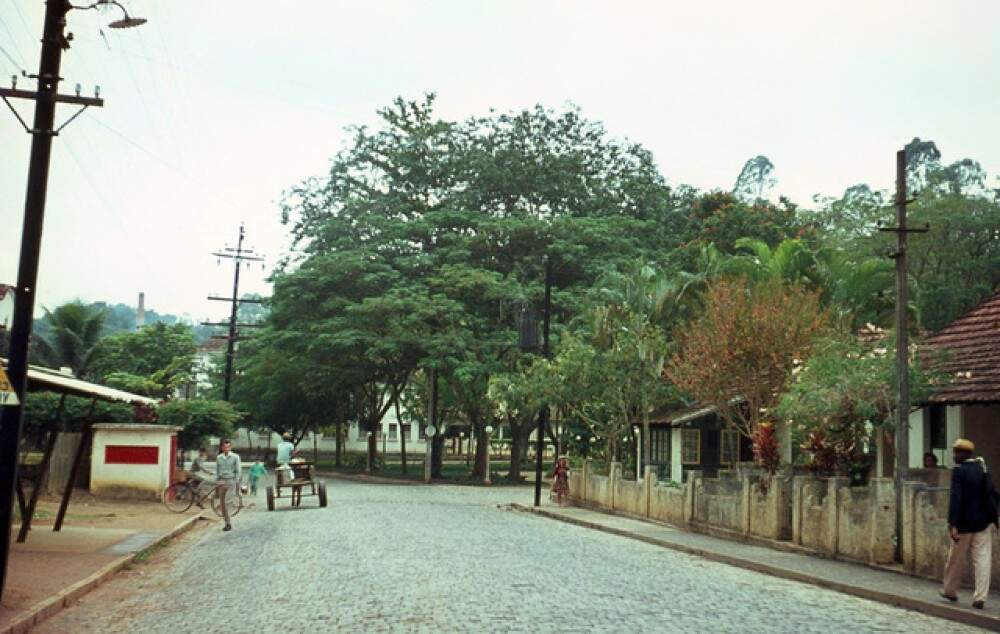 A street in Brazil taken during the author's childhood. (Courtesy Juliet Faithfull)