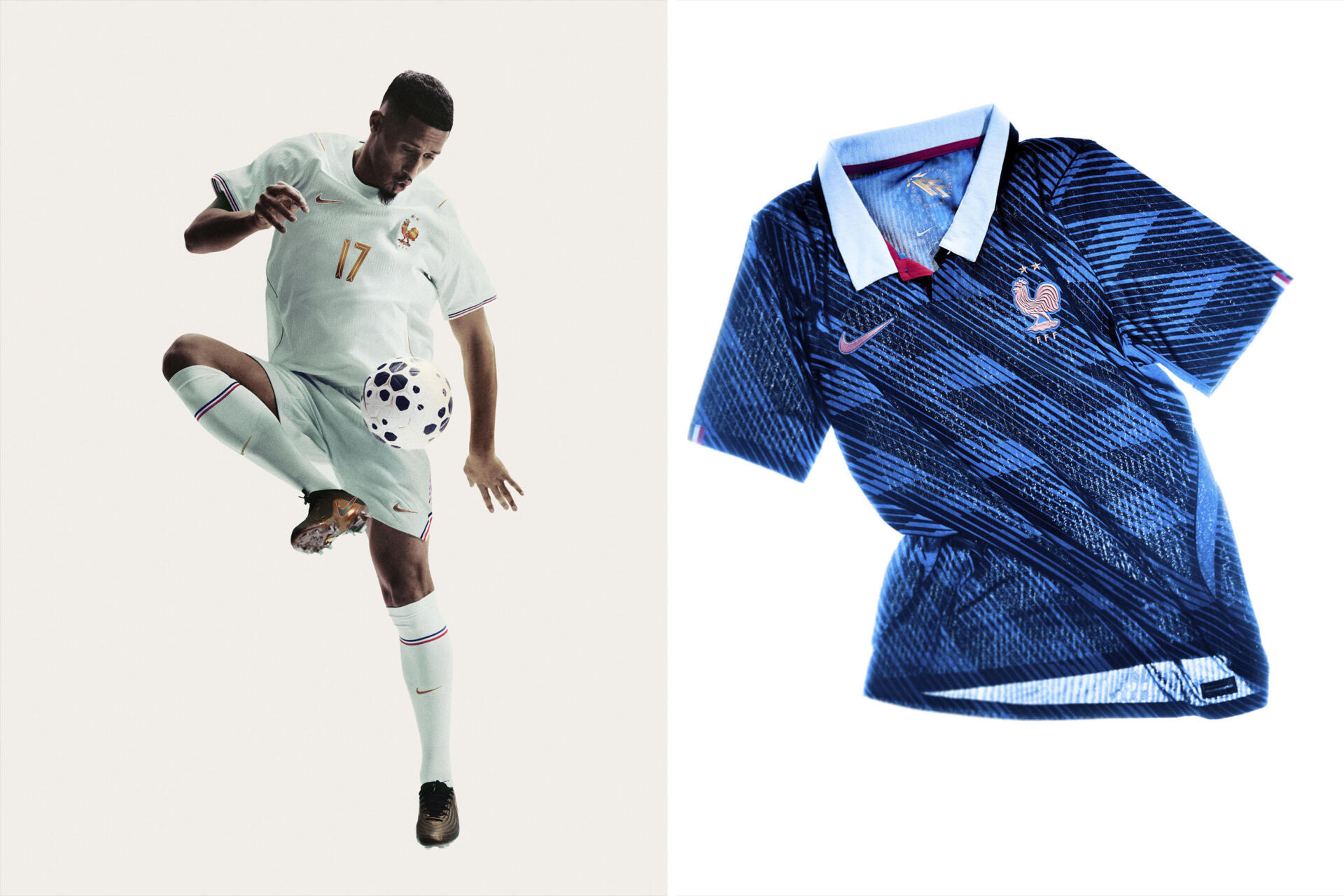 The France men's team's 2026 World Cup kits. (Photo courtesy Nike)