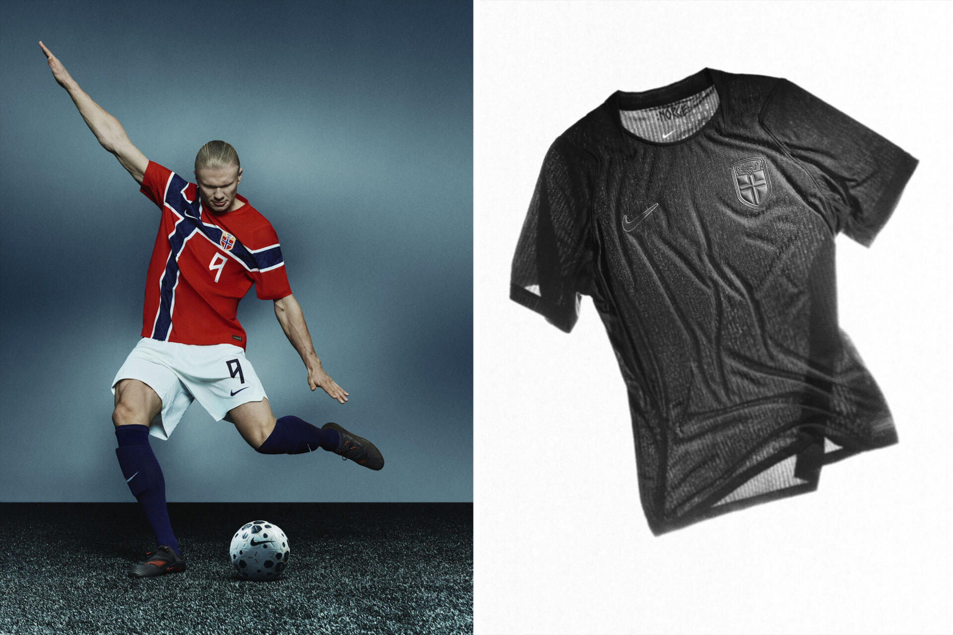 The Norway men's 2026 World Cup kits. (Photos courtesy Nike)