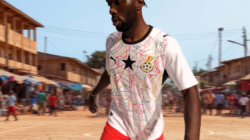 The Ghana men's team's 2026 World Cup home kit. (Photo courtesy Puma)