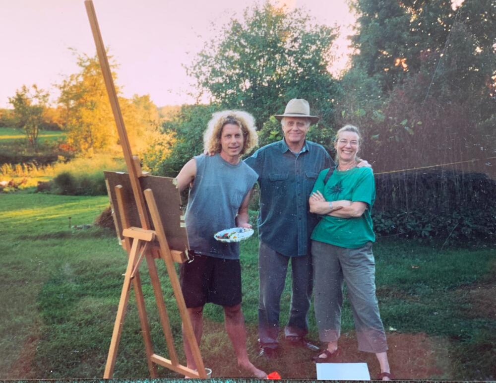 The author with his father and stepmother at their farm in Ontario, circa 2005. (Courtesy Ethan Gilsdorf)