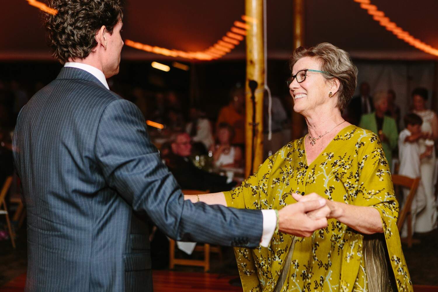 The author dancing with his stepmother at his wedding. (Courtesy Ethan Gilsdorf)