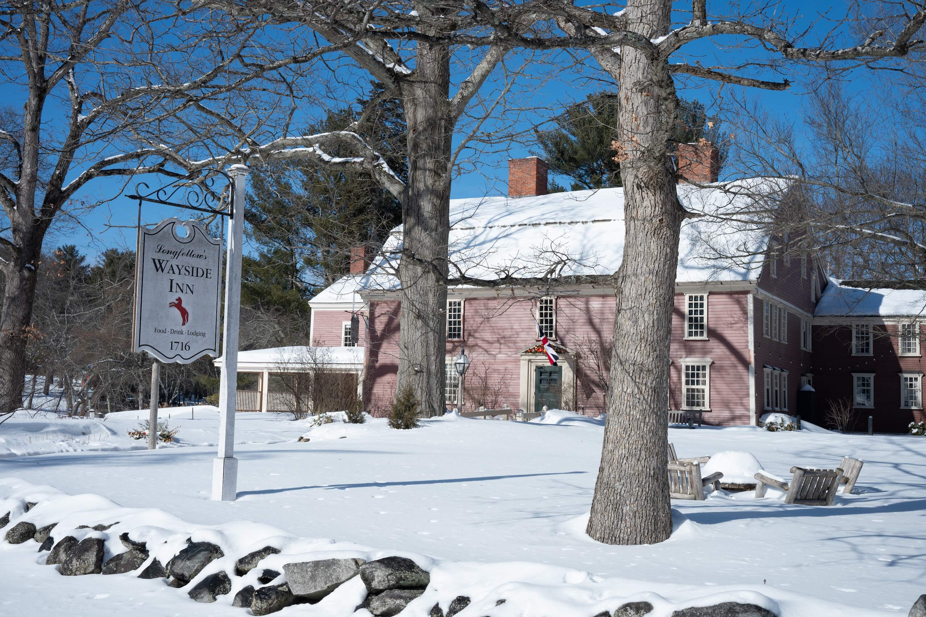 The main building on The Wayside Inn property, as seen from the road, February 8, 2026. (Courtesy Asher Ben-Dashan)