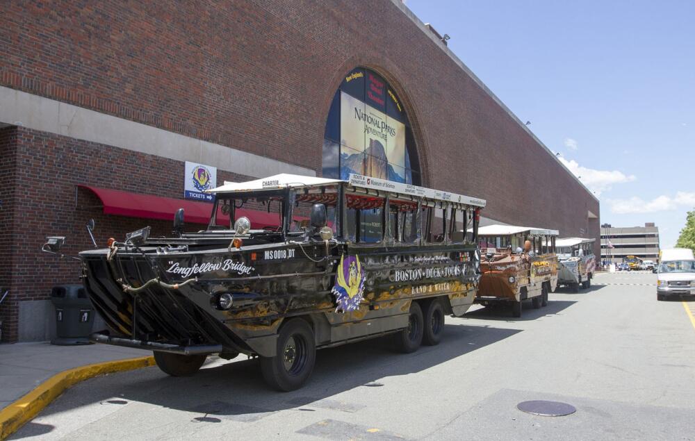 Duck boat rolls onto its side, sending 11 passengers to the hospital