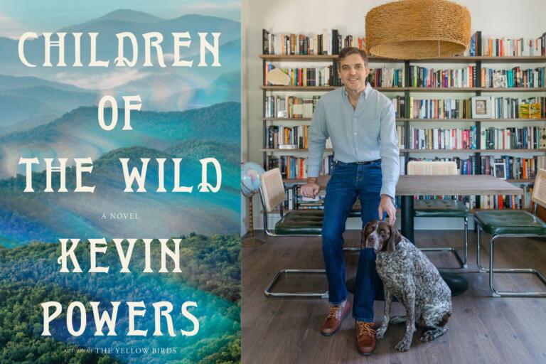 The cover of Children of the Wild and author Kevin Powers