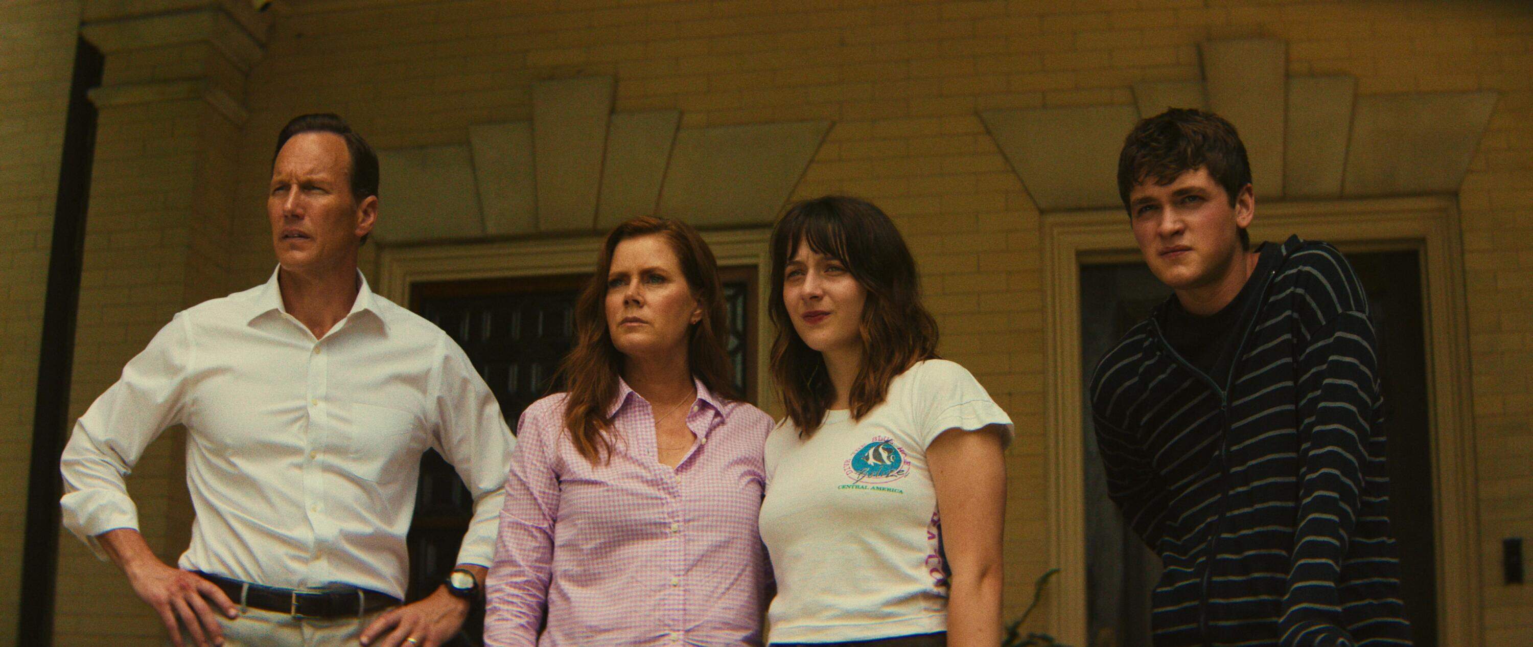 From left: Patrick Wilson, Amy Adams, Lily Collias and Joe Anders in "Cape Fear." (Courtesy Apple TV)