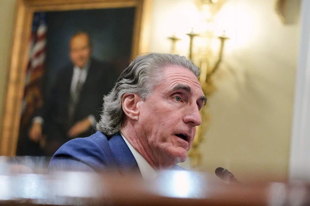 Interior Secretary Doug Burgum testifies on Capitol Hill, Wednesday, May 13, 2026, in Washington. (Mariam Zuhaib/AP)