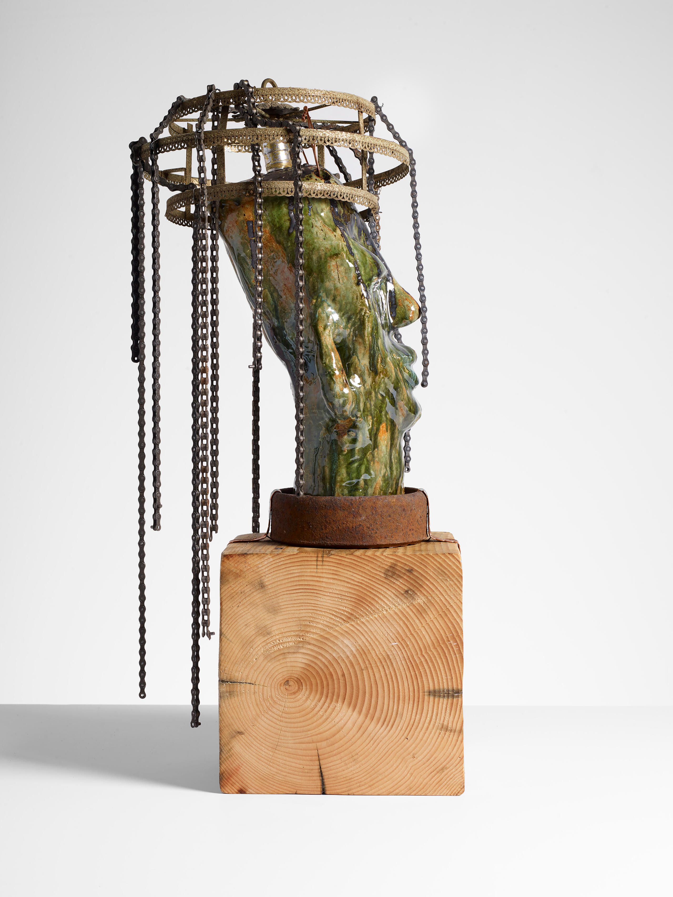 Leilah Babirye, "Nakawaddwa from the Kuchu Ngabi (Antelope) Clan," 2021. (Courtesy the artist; Gordon Robichaux, New York; Stephen Friedman Gallery, London and New York; and Galerie Max Hetzler, Berlin, Paris, London, Marfa. Photo by Stephen White &amp; Co.)