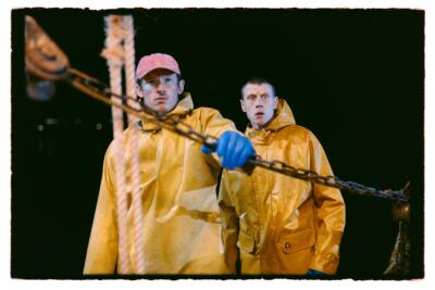 From left, Callum Turner and George MacKay in writer-director Mark Jenkin's
