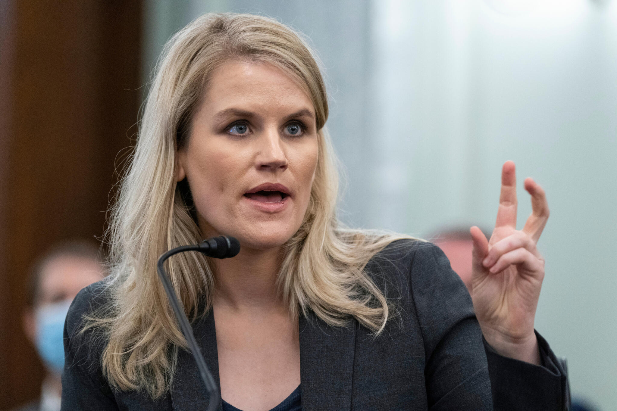 Facebook whistleblower Frances Haugen says helping whistleblowers is the best hope to rein in AI